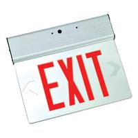 Fulham 3.8 watt 120/277 volt LED Aluminum Housing Red Exit Light