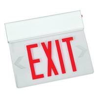 Fulham 3.8 watt 120/277 volt LED Red Exit Light