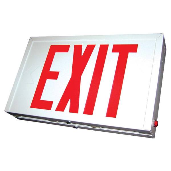 3.6 watt 120/277 volt White / Red Exit Light LED