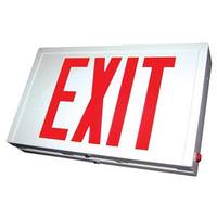 TCP 3.6 watt 120/277 volt White / Red Exit Light LED
