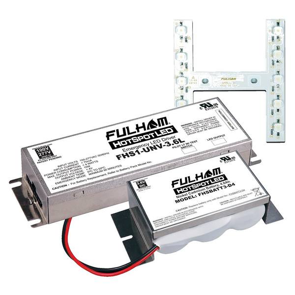 6 watt 120/277 volt Emergency Lighting Retrofit Kit