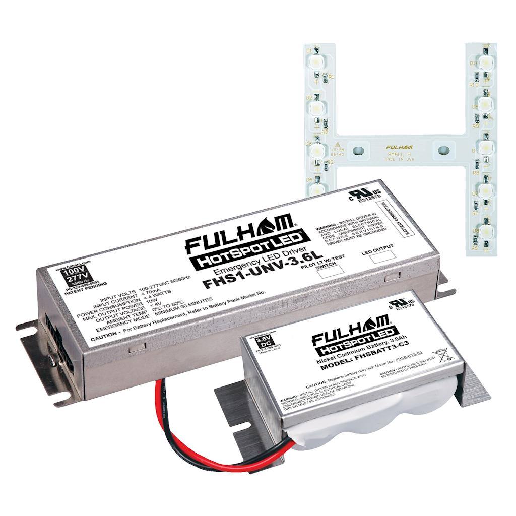 Fulham 014090 Exit Light Retrofit Kit