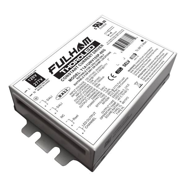 60 watt 120/277 volt WorkHorse LED Single Channel DALI Dimming LED Driver