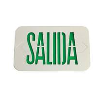 Fulham Spanish Language Face Plate for use with Fulham Exit / Exit & Emergency Light Combo