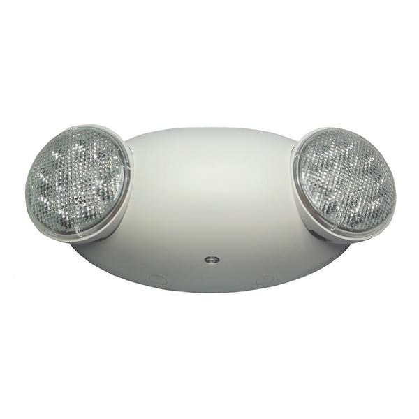 4.3 watt 120/277 volt Dual Head White LED Emergency Light