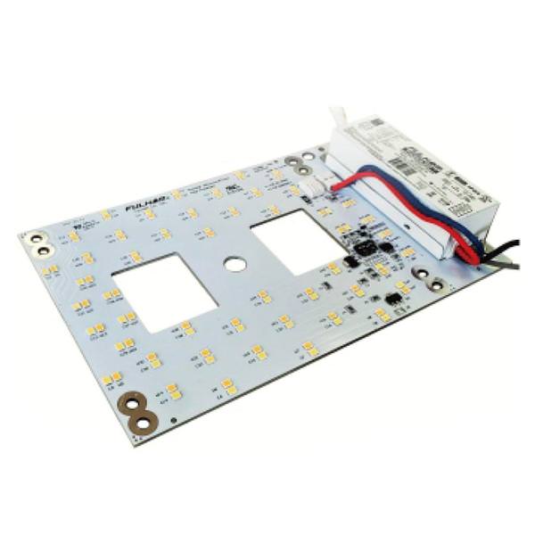 7.4" x 4.7" 21 watt 120/277 volt 3000K Natural White Dimmable LED Retrofit Kit