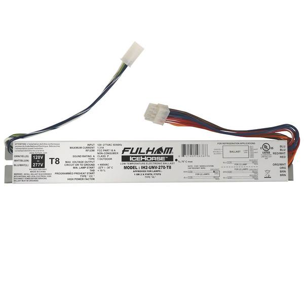 1-2 Lamp 120/277 volt T8 IceHorse 2 Electronic Ballast
