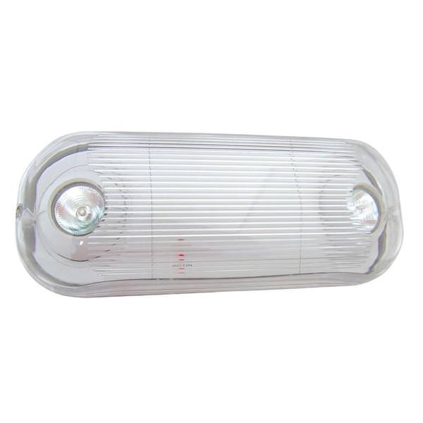 2 x 7 watt MR16 Gray Architectural Housing Emergency Lighting Unit