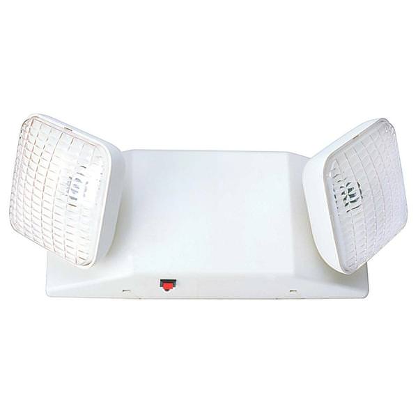 2 x 5.4 watt White Self Test Remote Emergency Lighting Unit