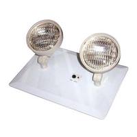 Fulham 2 x 5.4 watt White Remote Emergency Lighting Unit