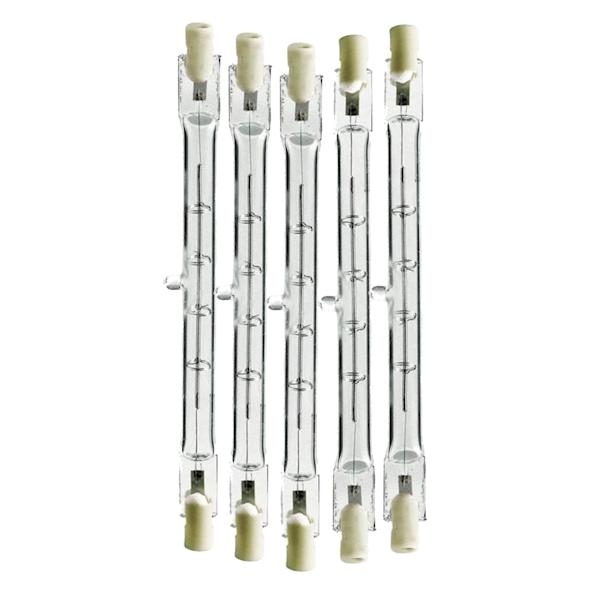 100 watt 120 volt T3 Recessed Single Contact Base 2950K Warm White Clear (5 Pack)