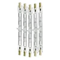 GE 100 watt 120 volt T3 Recessed Single Contact Base 2950K Warm White Clear (5 Pack)