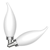 GE 5 watt 120 volt Candelabra Screw Base 2700K Warm White Frosted Dimmable LED