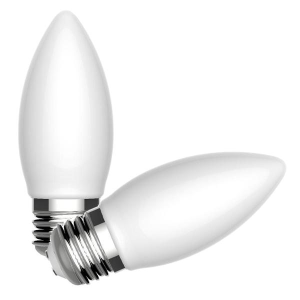 3.5 watt 120 volt B Style Medium Screw Base 2700K Warm White Frosted Dimmable LED