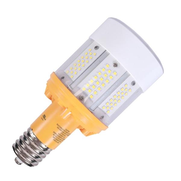 80 watt 277/480 volt Exclusionary Mogul Screw Base 5000K Daylight Hazardous Non-Dimmable LED