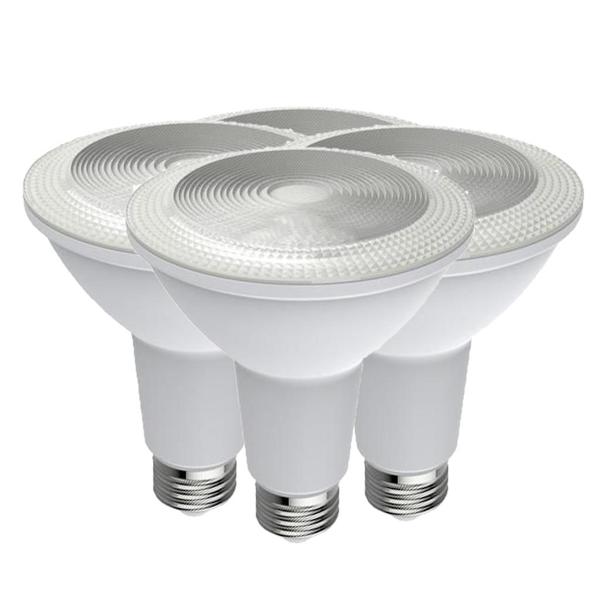 12 watt 120 volt PAR30LN Medium Screw Base 3000K Natural White Dimmable LED (4 Pack)