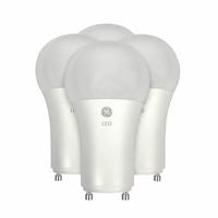 GE 10 watt 120 volt A19 Twist and Lock Base 2700K Warm White Frosted Dimmable LED (4 Pack)