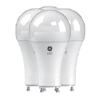 GE 15 watt 120 volt A19 Twist and Lock Base 2700K Warm White Frosted Dimmable LED (4 Pack)