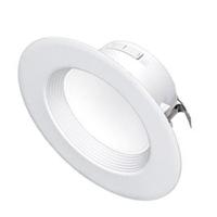 GE 4" 8 Watt 120 volt Medium Screw Base CCT Selectable White Dimmable Flood LED Retrofit Kit (4 Pack)