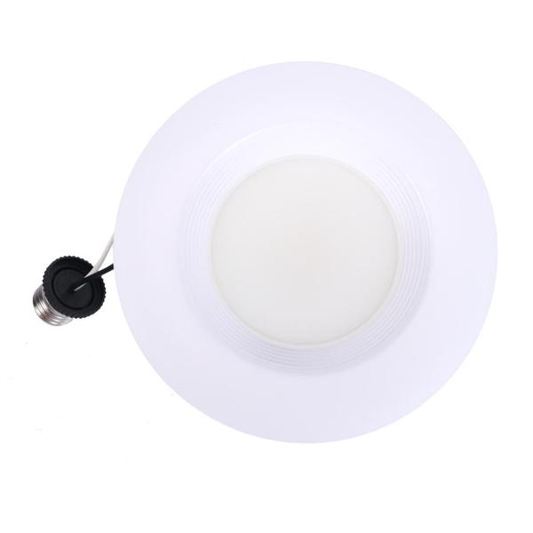 6" 8 Watt 120 volt Medium Screw Base CCT Selectable White Dimmable Flood LED Retrofit Kit (4 Pack)