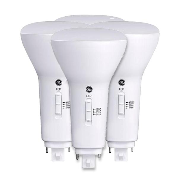10.5 watt 2-Pin Base CCT Selectable White Ballast Bypass Vertical SpectraChoice™ LED (4 Pack)