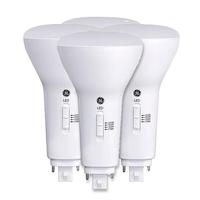 GE 10.5 watt 2-Pin Base CCT Selectable White Ballast Compatible Vertical SpectraChoice™ LED (4 Pack)