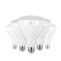 GE 8 watt 120 volt BR30 Medium Screw Base 4000K Cool White Dimmable Flood LED (6 Pack)