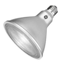 GE 16 watt 120 volt PAR38 Medium Screw Base 3000K Natural White Silver Dimmable LED
