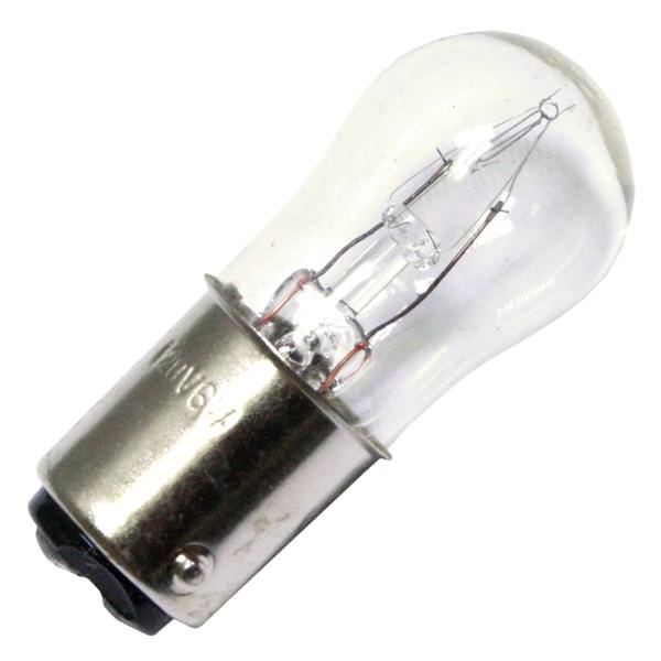 6 watt 120 volt S6 Double Contact Bayonet Base Clear