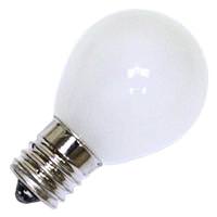 GE 10 watt 120 volt S11 Intermediate Screw Base Frosted