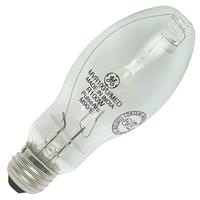 GE 100 watt BD17 Medium Screw Base 4000K Cool White Clear Metal Halide