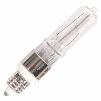 GE 100 watt 120 volt T4 Miniature Candelabra Screw Base