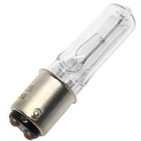 GE 100 watt 120 volt T4 Double Contact Bayonet Base 2950K Warm White Clear