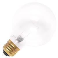 GE 25 watt 130 volt G25 Medium Screw Base Clear