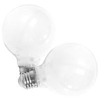 GE 4.5 watt 120 volt G25 Medium Screw Base 2700K Warm White Dimmable LED (2 Pack)