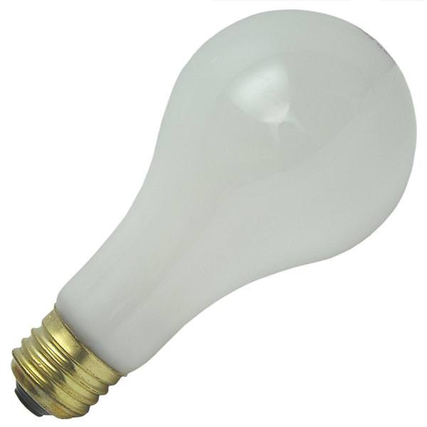 200 watt 130 volt A21 Medium Screw Base Long Life Frosted