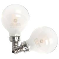 GE 3 watt 120 volt G16.5 Candelabra Screw Base 2700K Warm White Dimmable LED (2 pack)