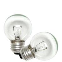 GE 40 watt 120 volt G16.5 Medium Screw Base 2500K Warm White (2 pack)
