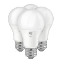 View 10 watt 120 volt A19 Medium Screw Base 2700K Warm White Dimmable LED (4 pack)