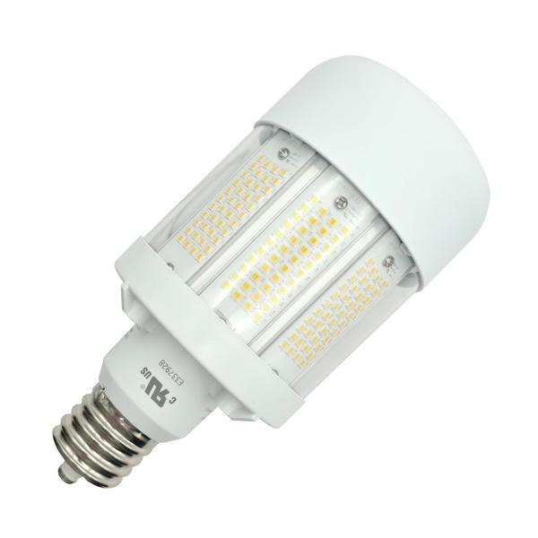 80 watt 120/277 volt Corn Cob Exclusionary Mogul Screw Base 4000K Cool White LED