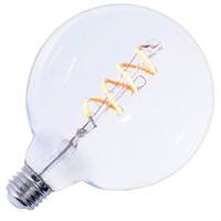 GE 6.5 watt 120 volt G63 Medium Screw Base 2000K Warm White Amber Dimmable LED