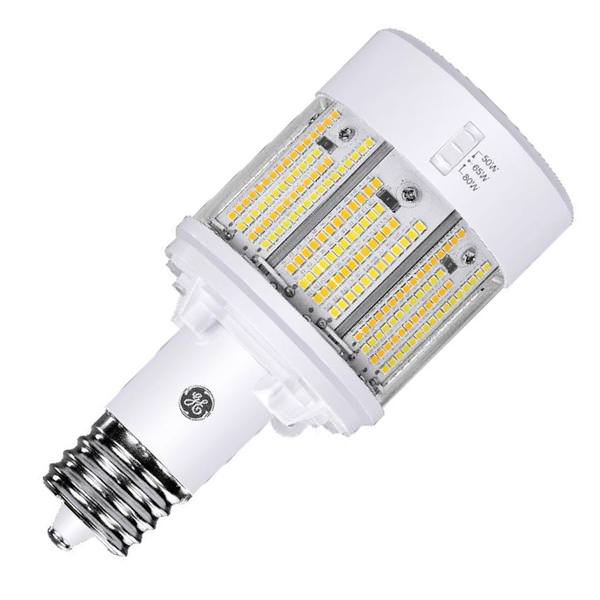 50/65/80 watt 120/277 volt Medium Screw CCT Selectable Non-Dimmable LED