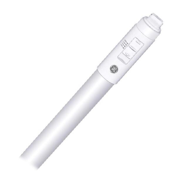 4' 18 watt 120/347 volt T8 Recessed Double Contact Base CCT Selectable Ballast Bypass Glass LED Light Bulb