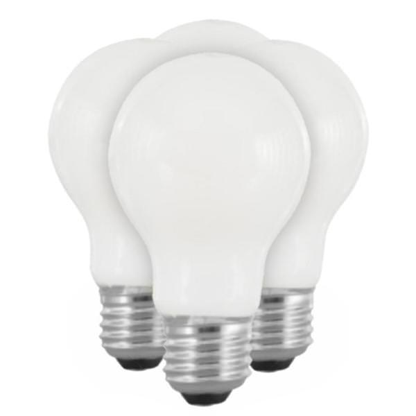 5 watt 120 volt A19 Medium Screw Base 2700K Warm White Frosted Dimmable LED (4 Pack)