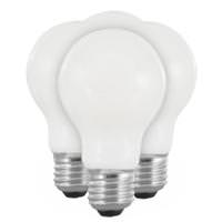 GE 5 watt 120 volt A19 Medium Screw Base 2700K Warm White Frosted Dimmable LED (4 Pack)