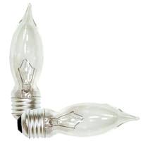 GE 40 watt 120 volt CA10 Medium Screw Base Crystal Clear (2 pack)