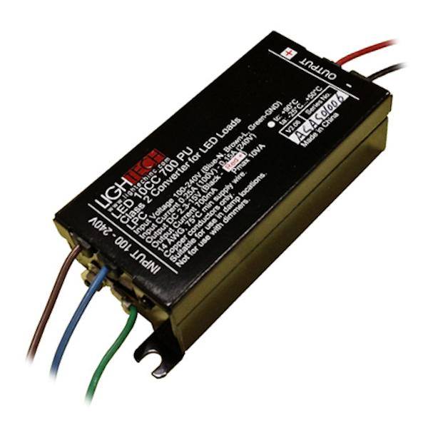 10 watt Output 100-240 volt Input Constant Current LED Driver