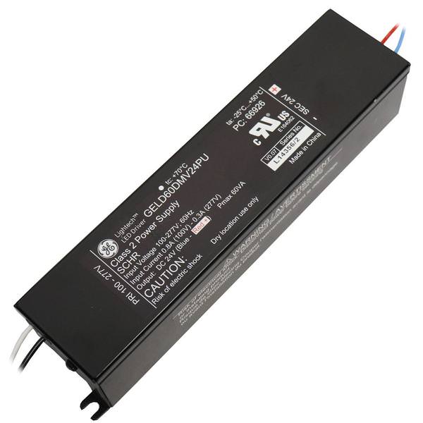 60 watt Output 120-277 volt Input Constant Voltage LED Driver
