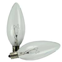 GE 60 watt 120 volt B10 Candelabra Screw Base 2500K Warm White (2 pack)