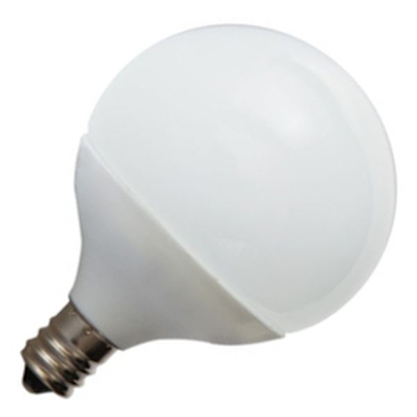 1.8 watt 120 volt G16.5 Candelabra Screw Base 3000K White LED